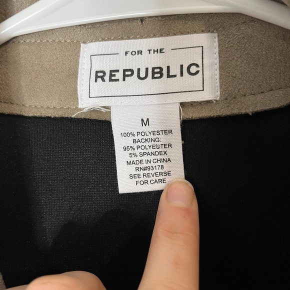 For The Republic Faux Suede Jacket - Picture 4 of 9